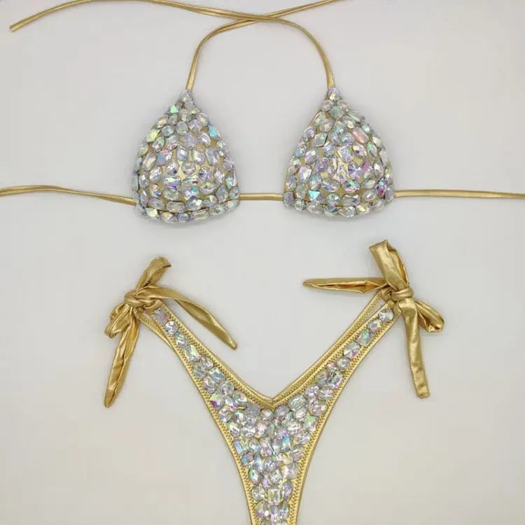 Jewel Encrusted Flagship Bikini