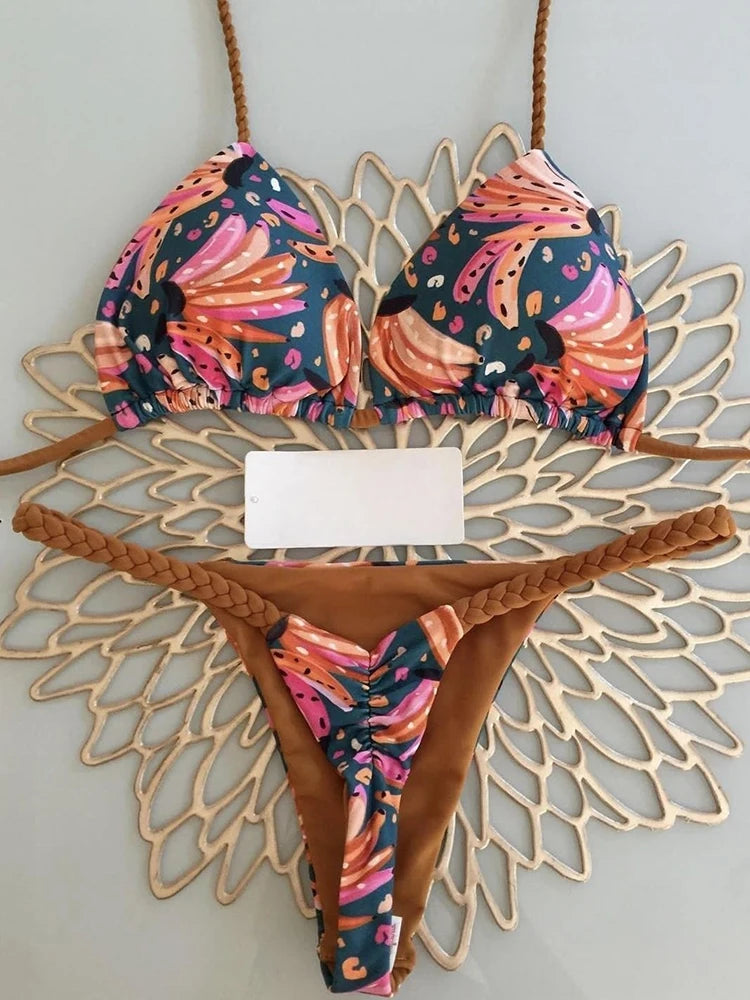 Animal/ Zebra Print Bikini