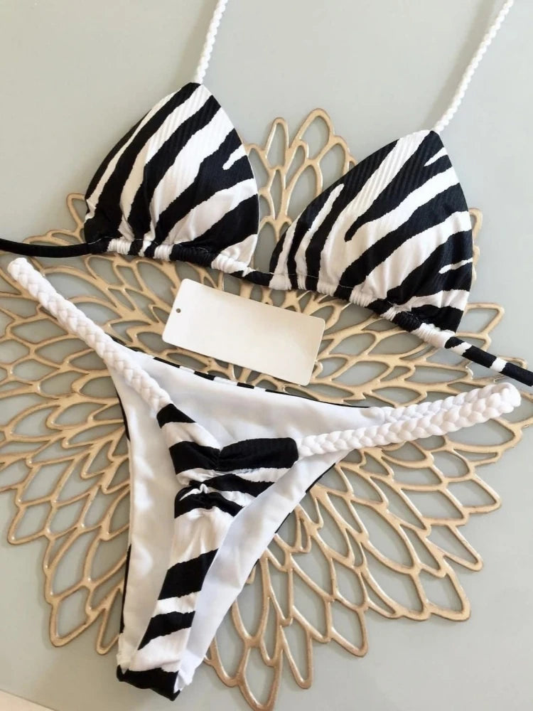 Animal/ Zebra Print Bikini