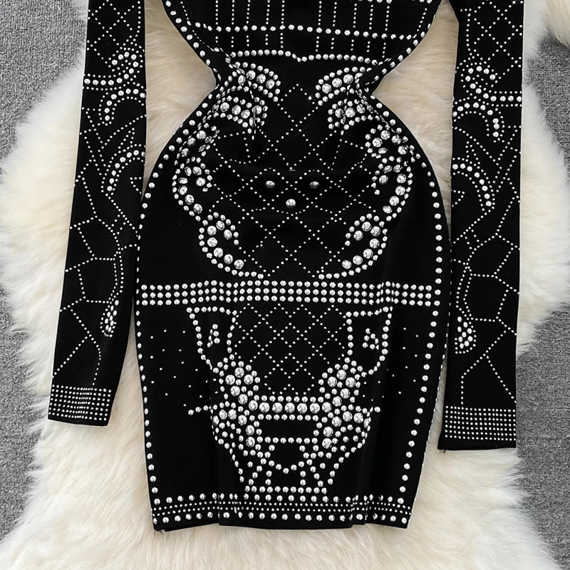 Rivet Bodycon Dress