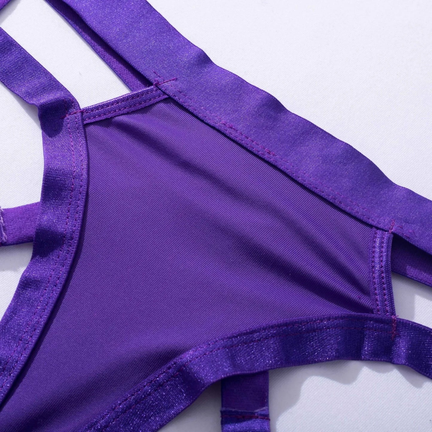 Hollow Out Strap On Lingerie Set