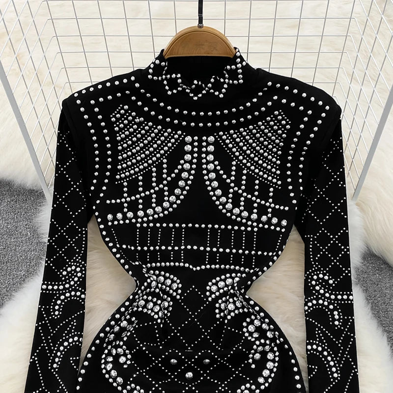 Rivet Bodycon Dress