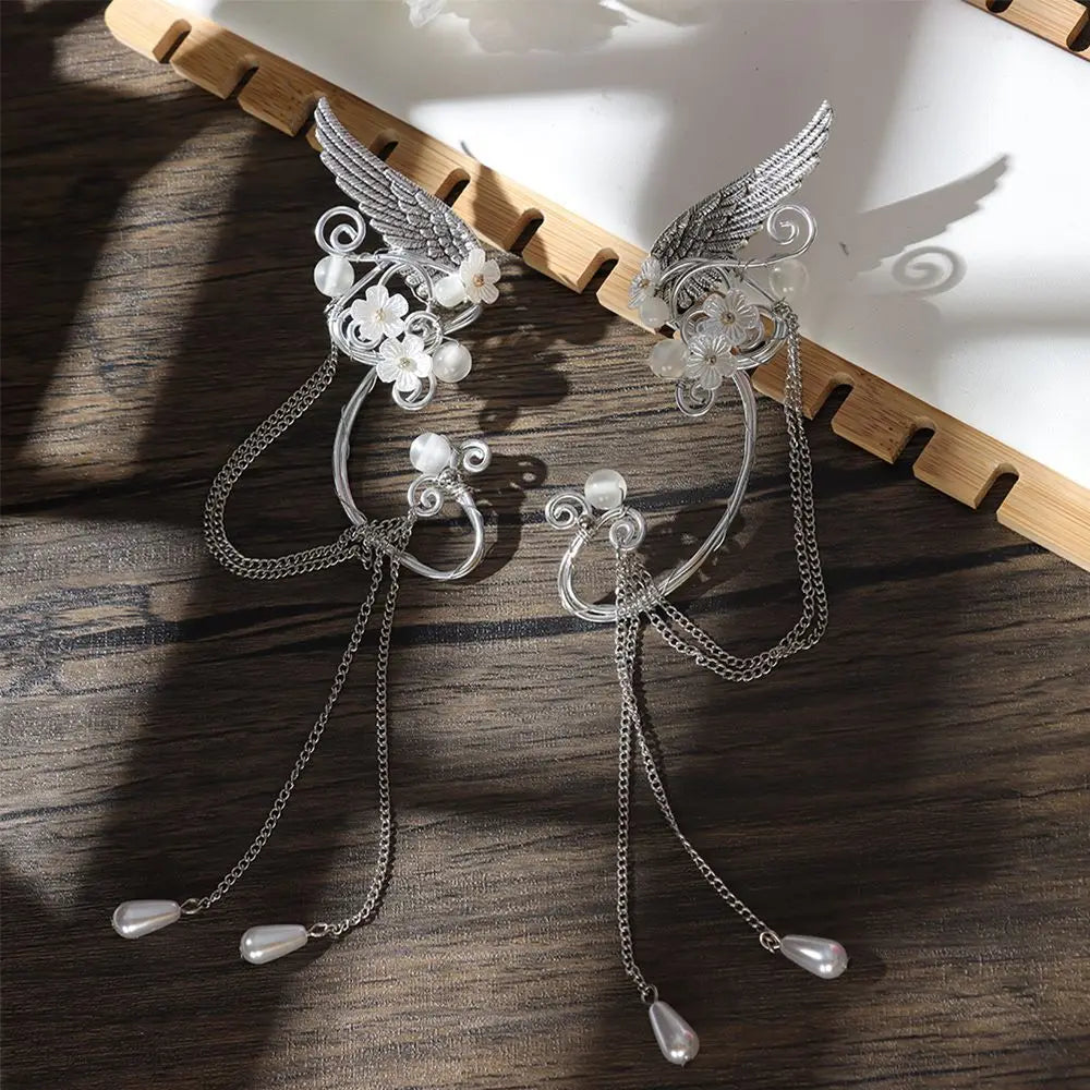 Charm Fairy Long Tassel Elf Earring Cuff