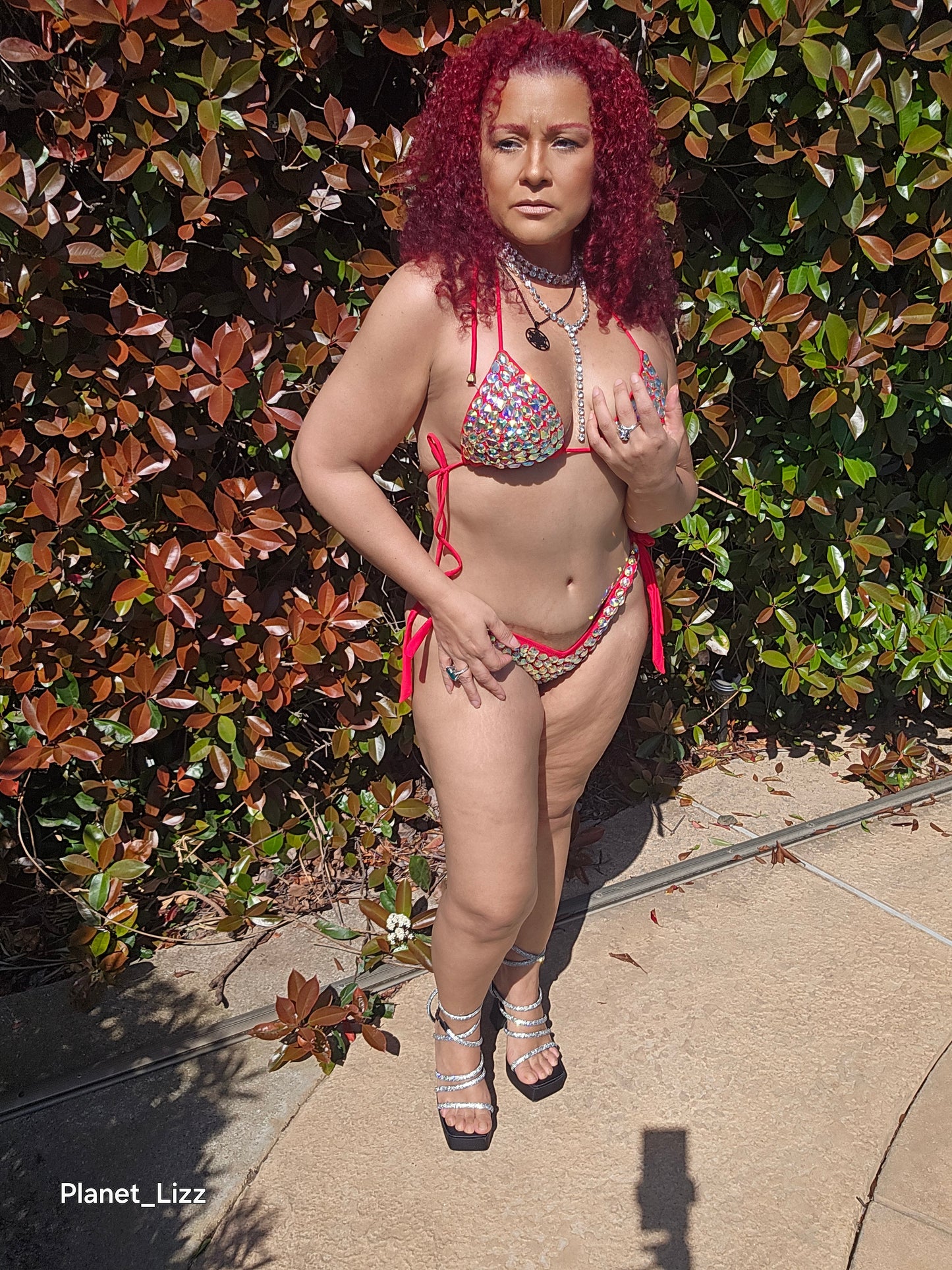 Jewel Encrusted Flagship Bikini