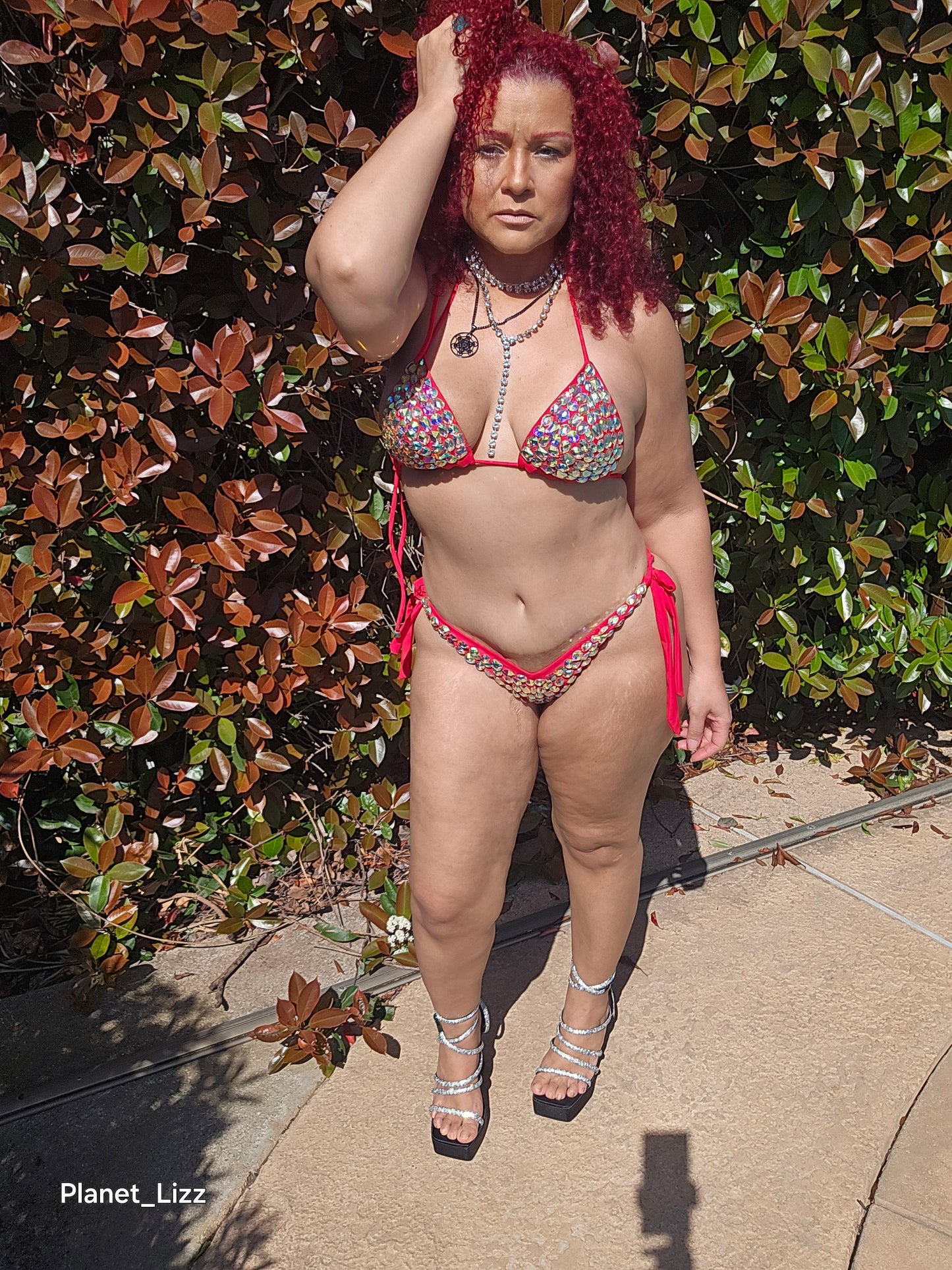 Jewel Encrusted Flagship Bikini