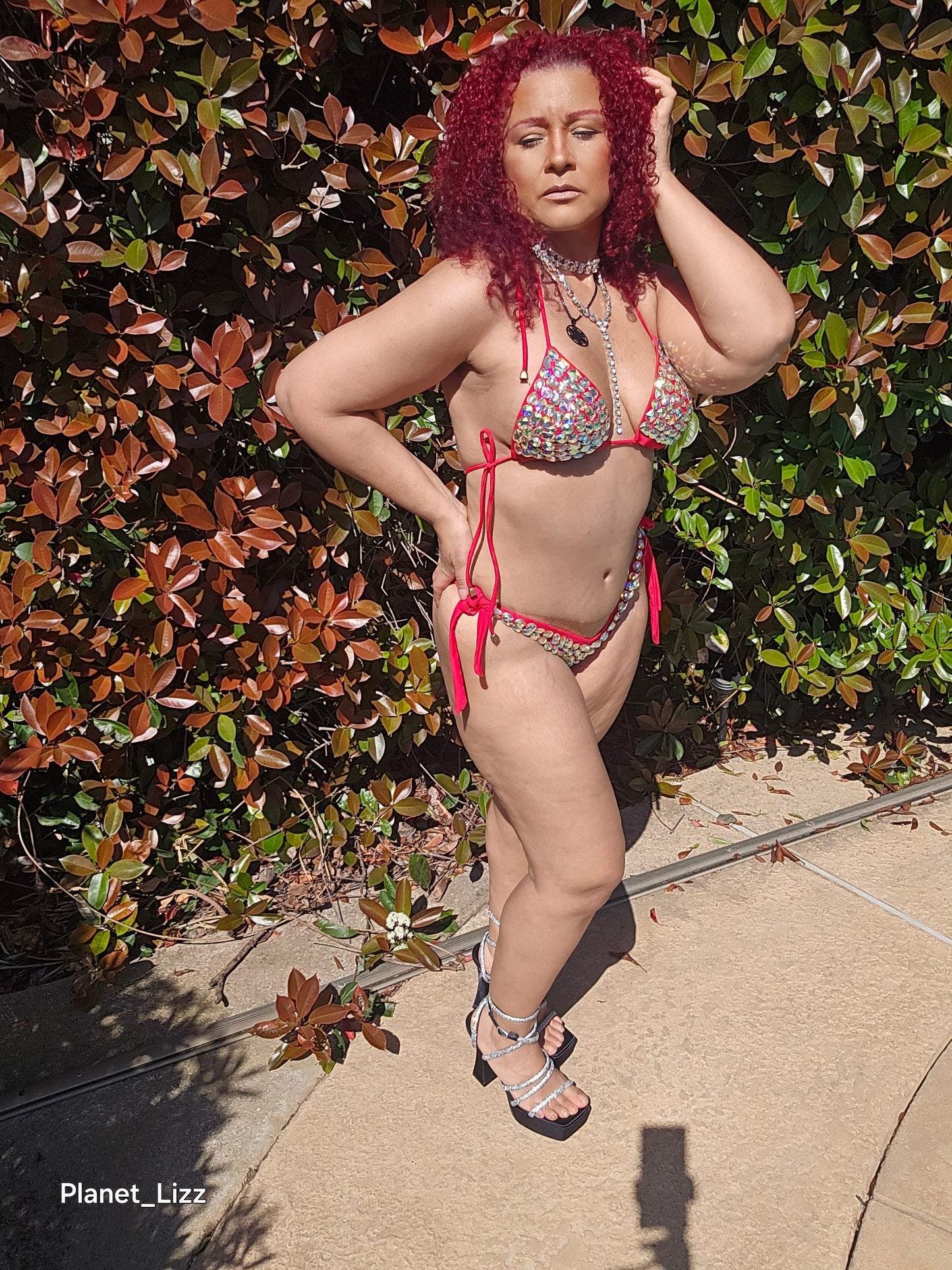Jewel Encrusted Flagship Bikini