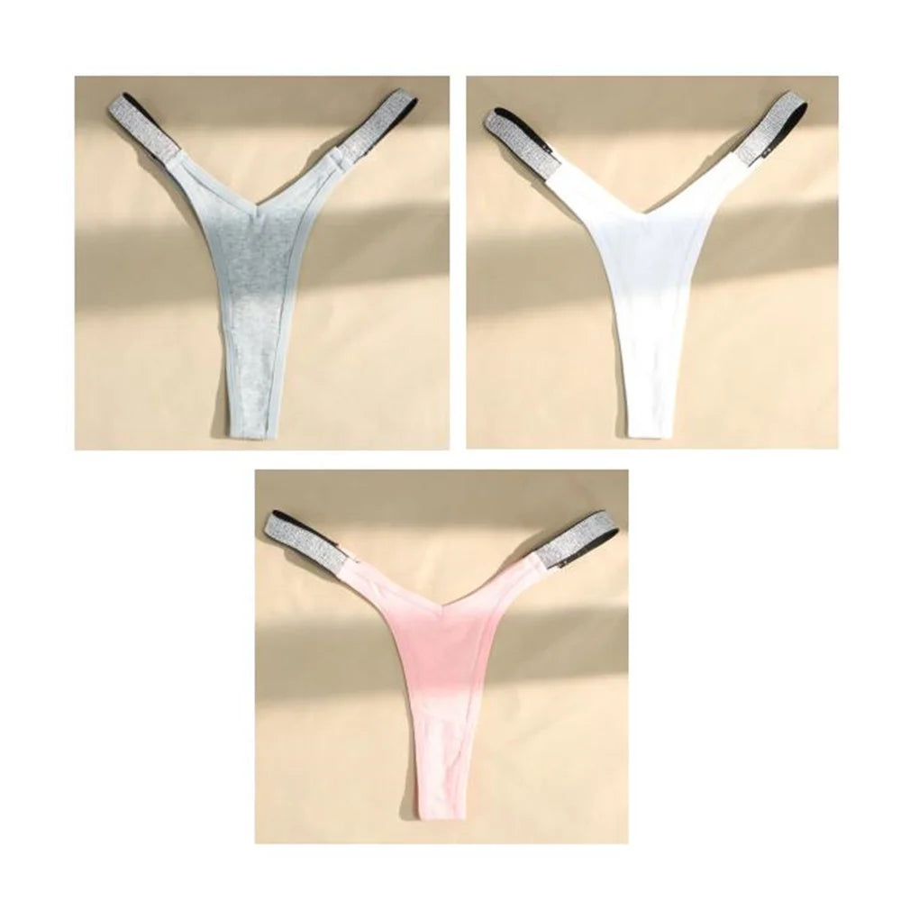 "V" String Thong Underwear 3 Piece set