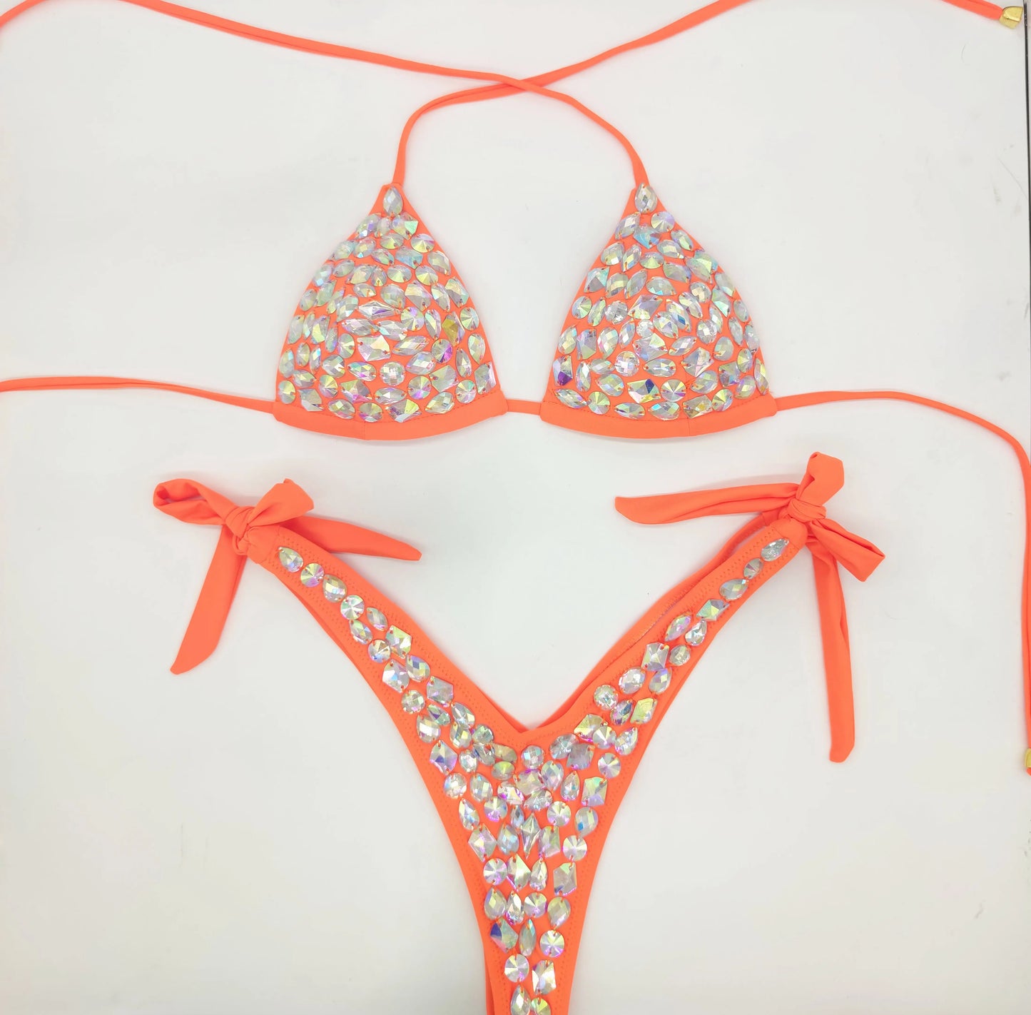Jewel Encrusted Flagship Bikini