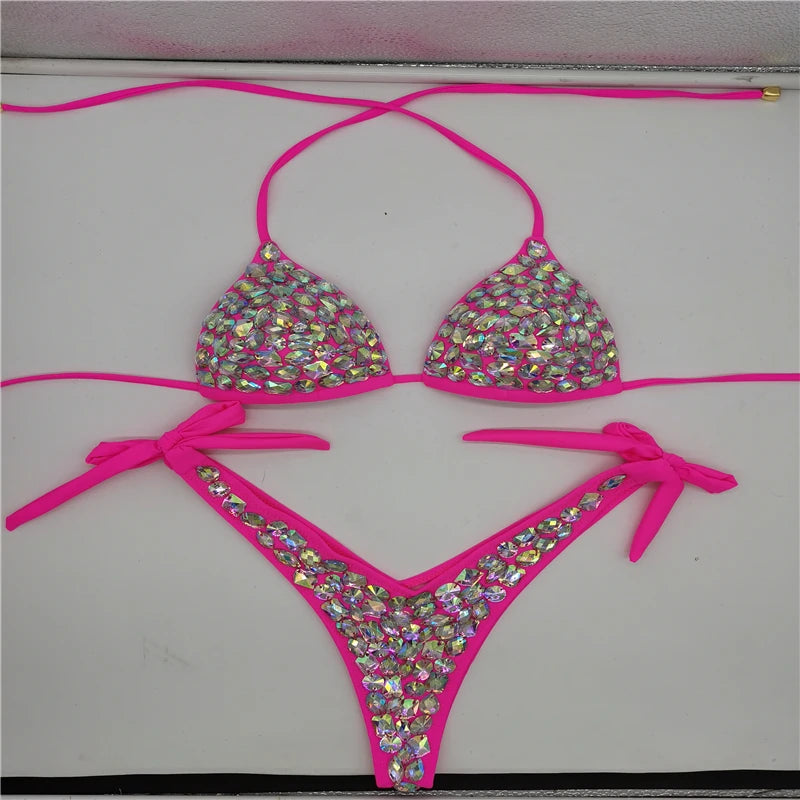 Jewel Encrusted Flagship Bikini