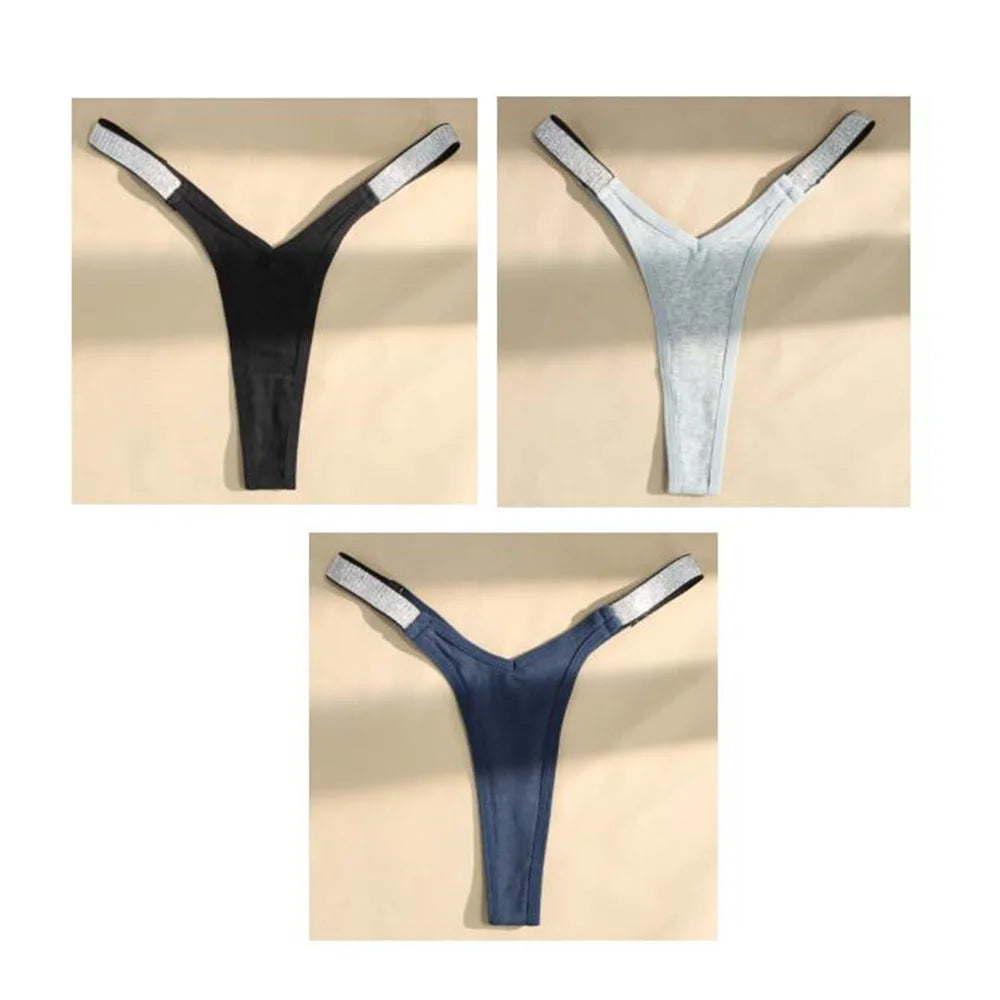 "V" String Thong Underwear 3 Piece set