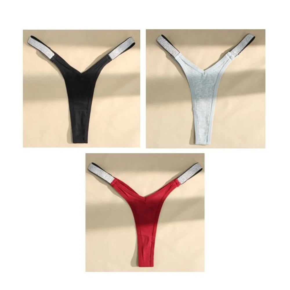 "V" String Thong Underwear 3 Piece set