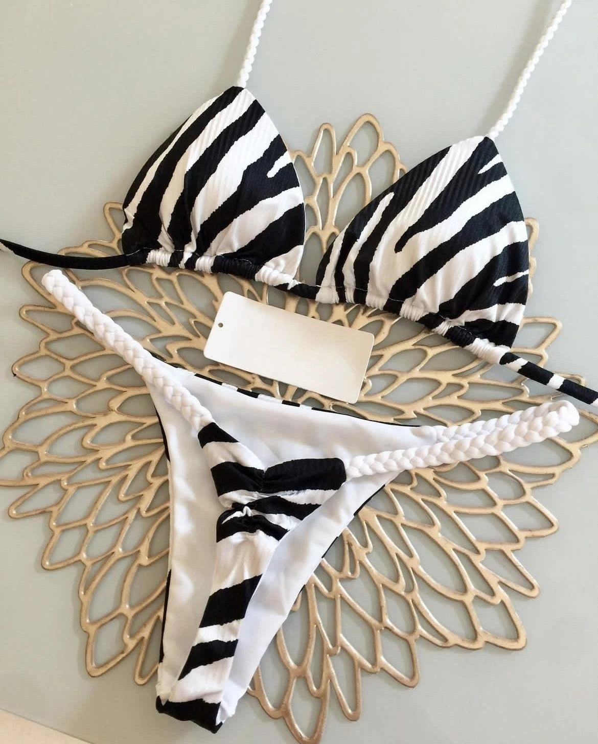 Animal/ Zebra Print Bikini