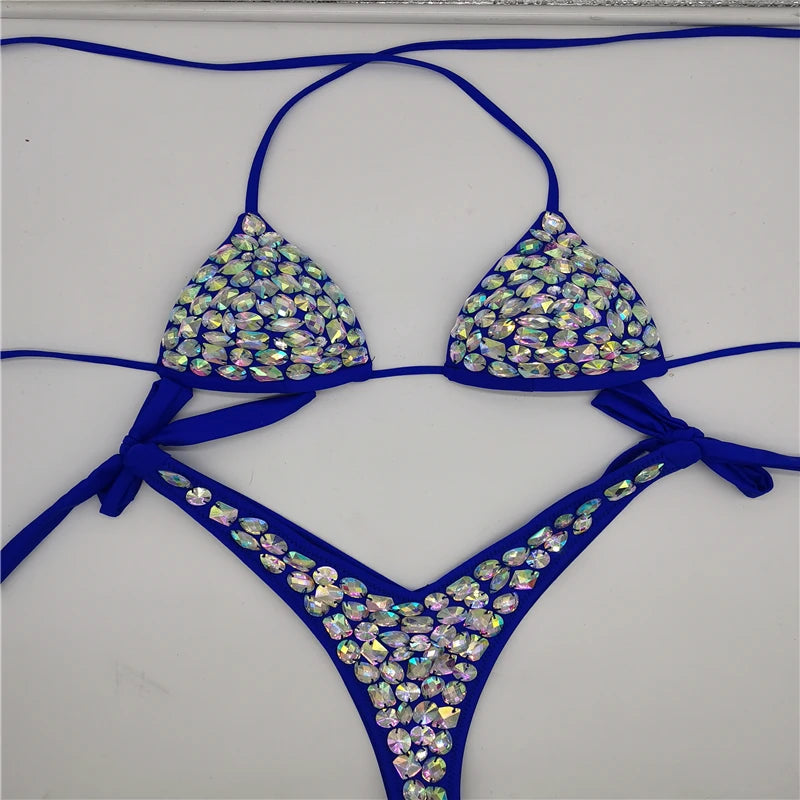 Jewel Encrusted Flagship Bikini