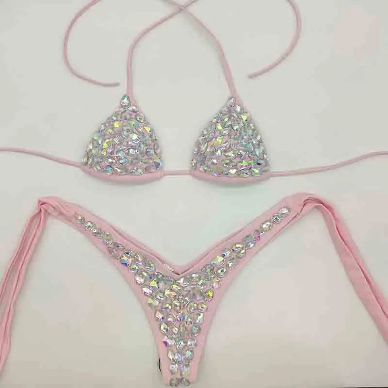 Jewel Encrusted Flagship Bikini