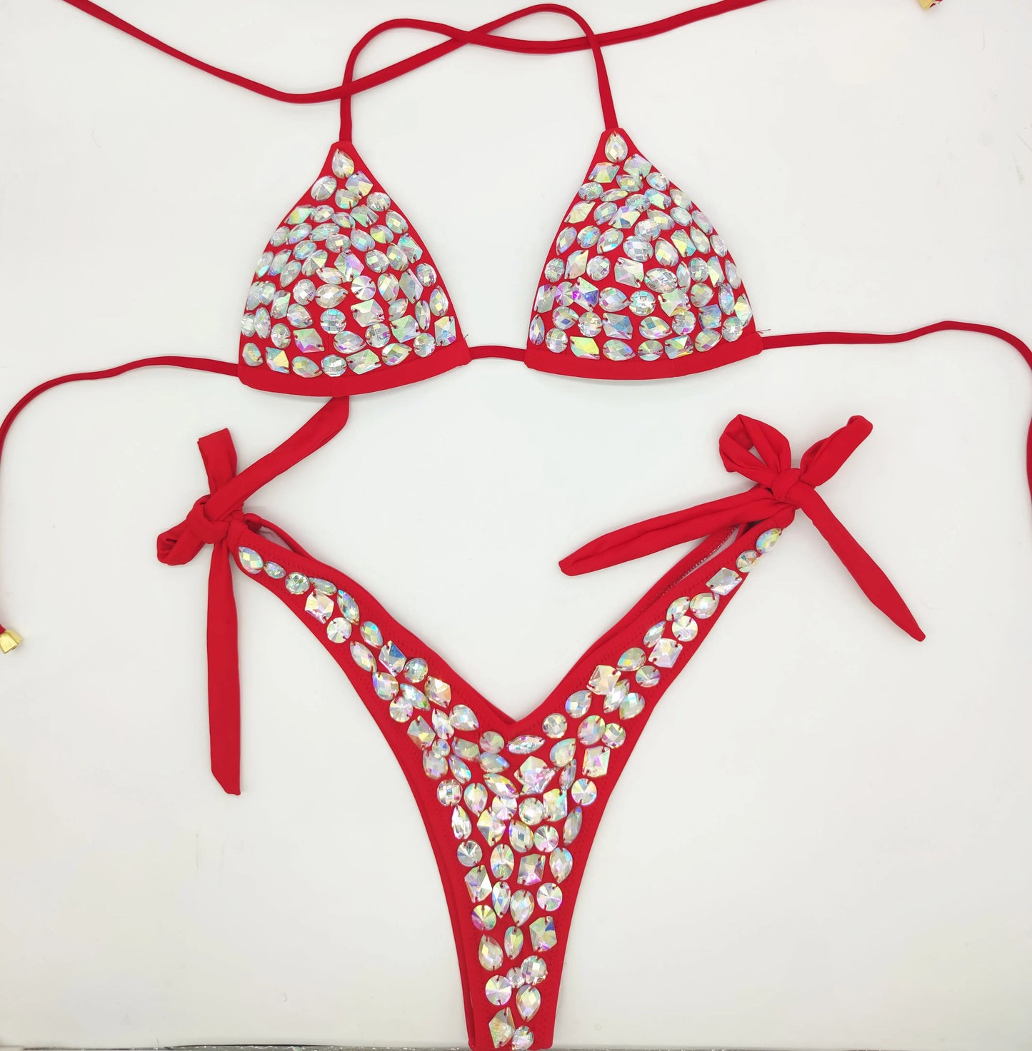 Jewel Encrusted Flagship Bikini