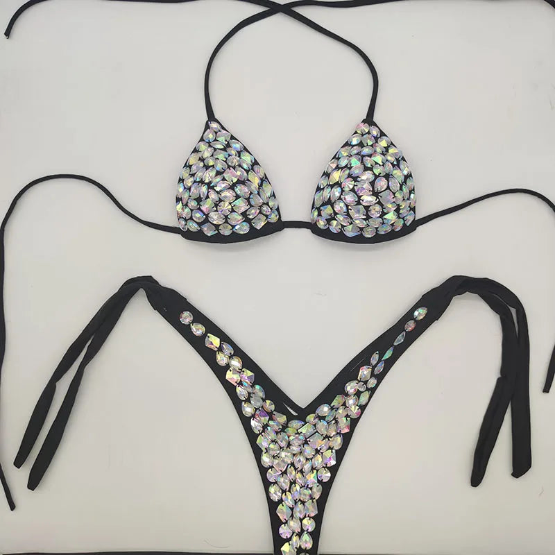Jewel Encrusted Flagship Bikini