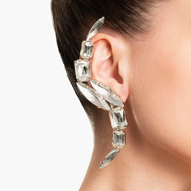 2pc Creative Crystal Ear Crawler