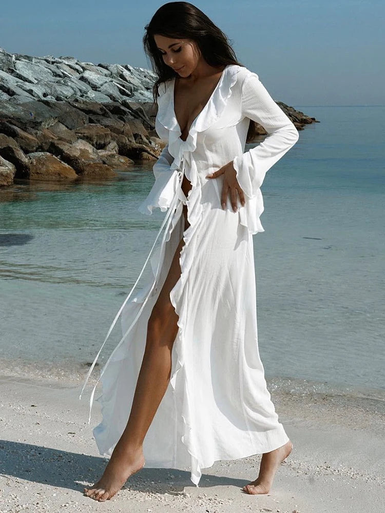 Ruffle Bikini Cover-Ups