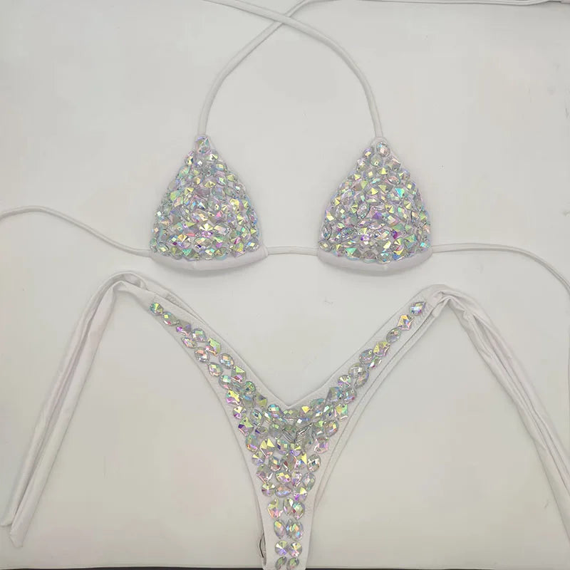 Jewel Encrusted Flagship Bikini